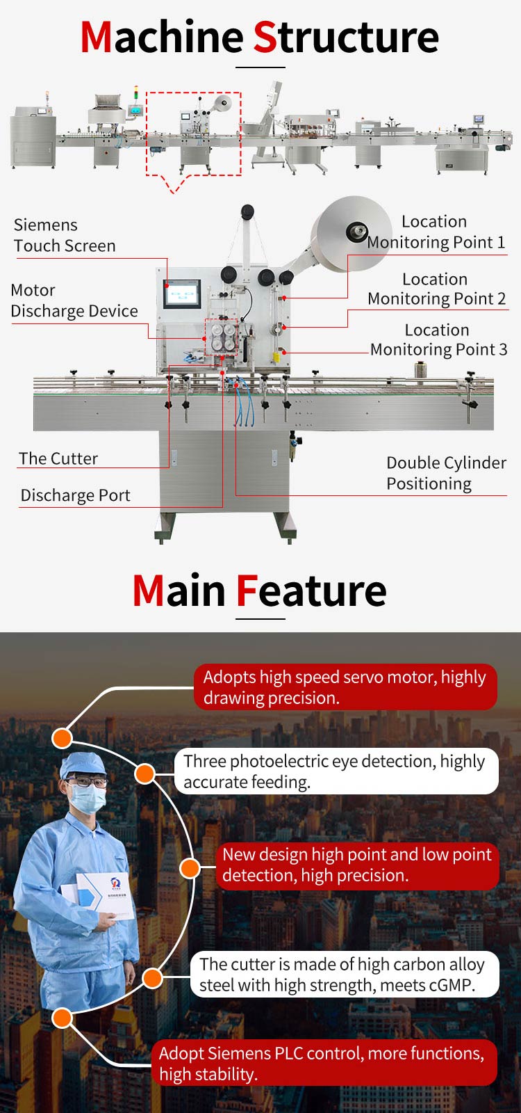 Desiccant Inserter Machine