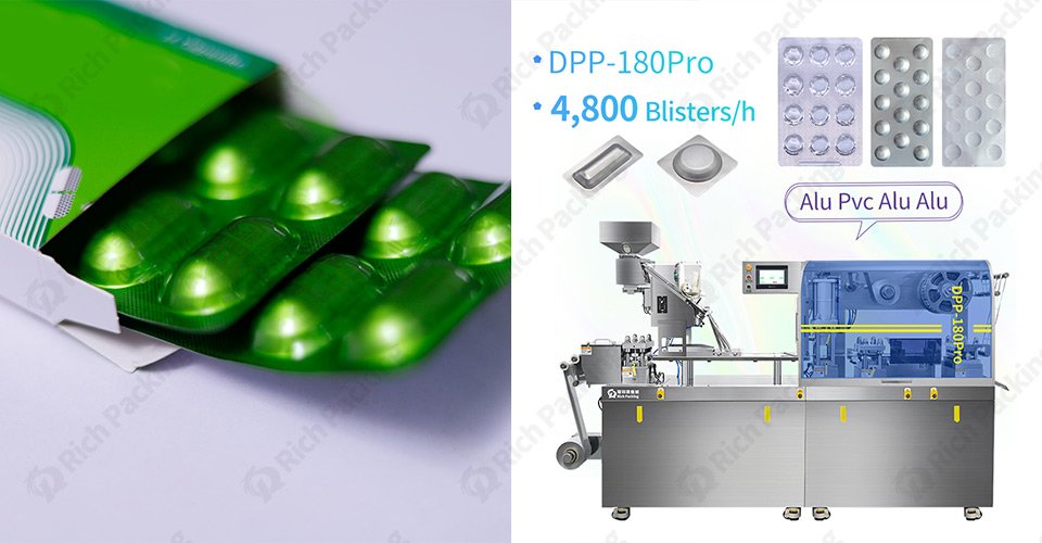 180Pro Alu Alu blister packing machine