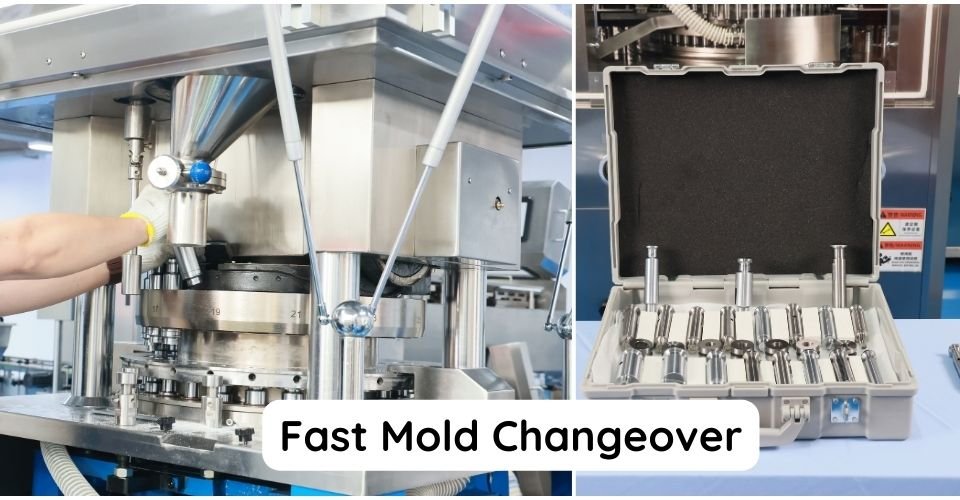 fast-mold-changover-pill-press-machine