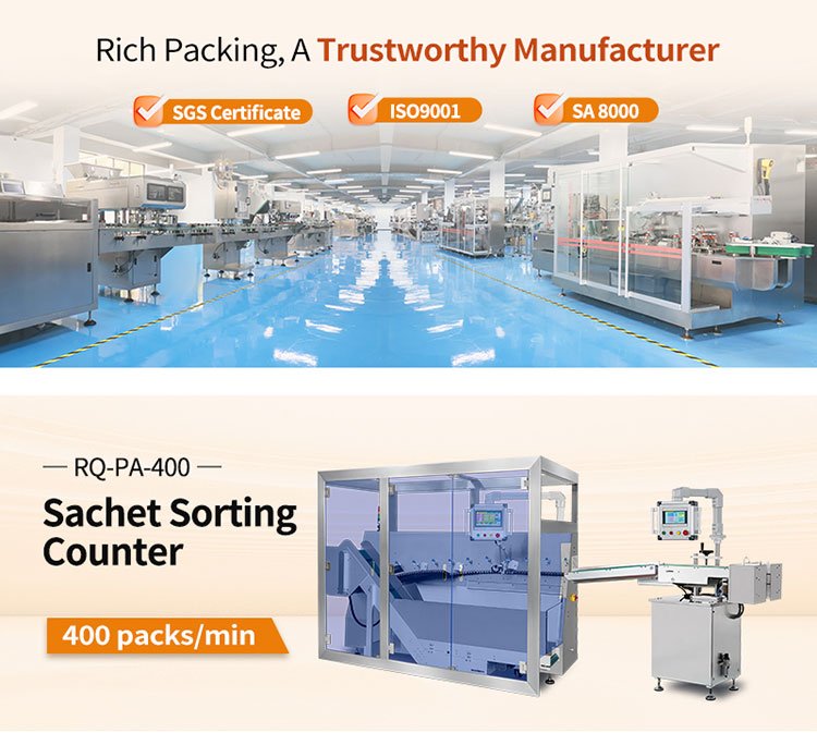sachet sorting machine