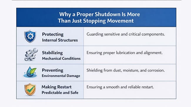 What proper shutdown means