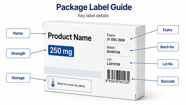 medicine label information breakdown