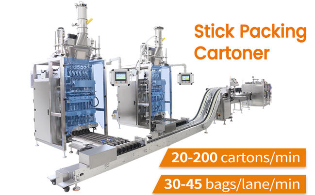 rich packing stick packaging cartoning line