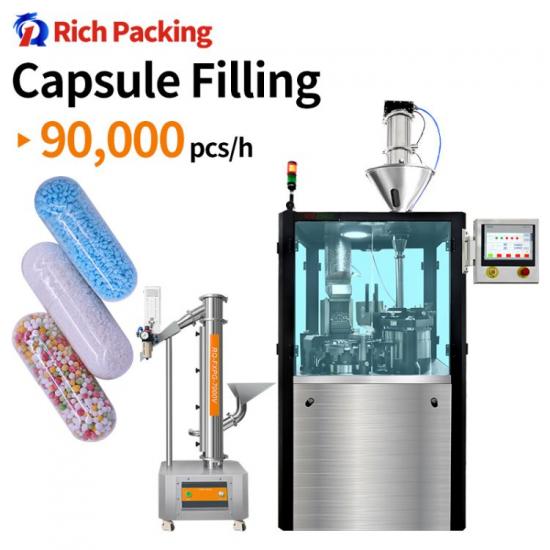 Pellets Powder Auto Hard Capsule Filling Machine